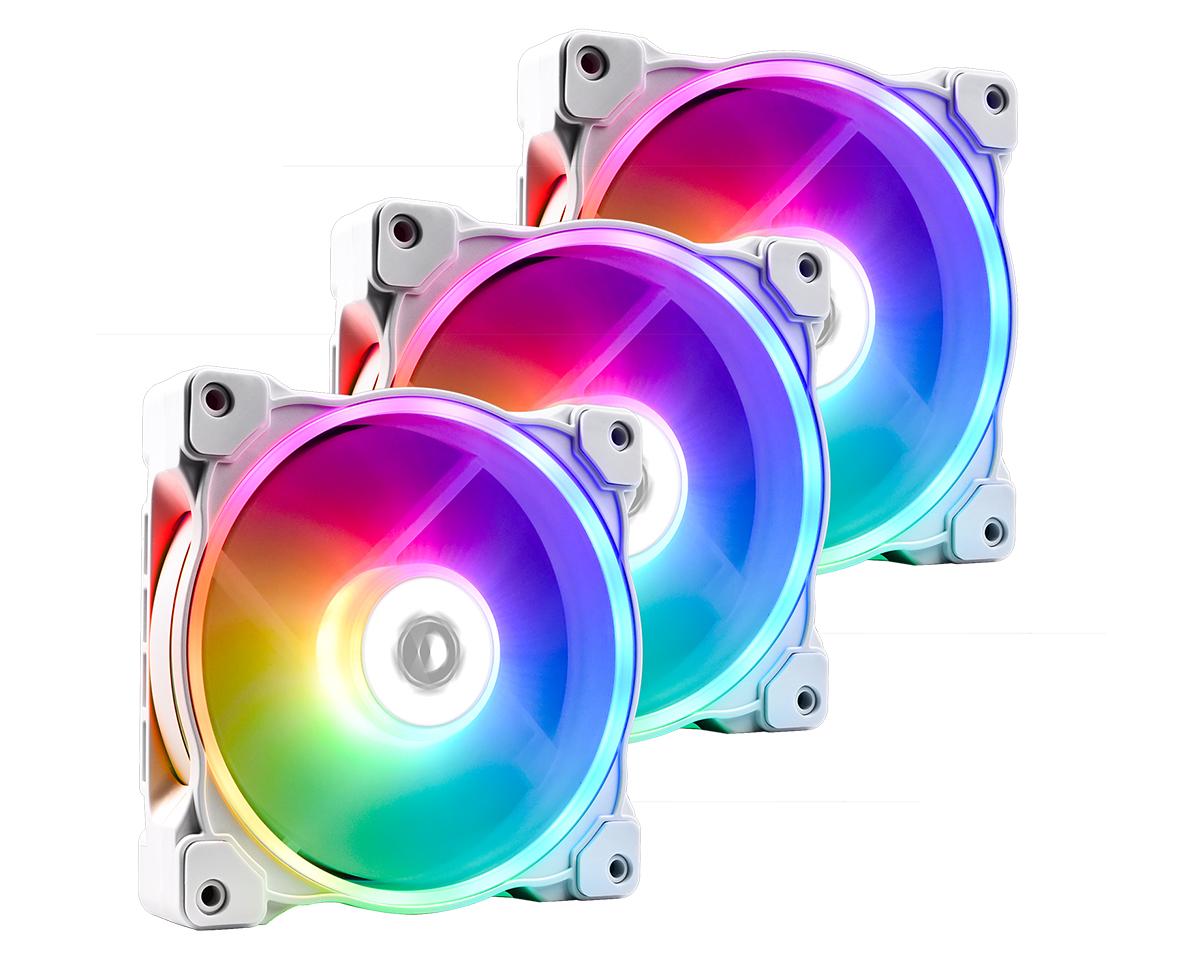 ID-COOLING ZF-12025-ARGB-TRIO-SNOW 3-Pack