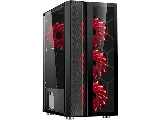 DIYPC Dragon-R-4LED