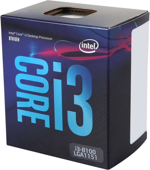 Intel Intel Core i3-8100 3.6 GHz Quad-Core Processor