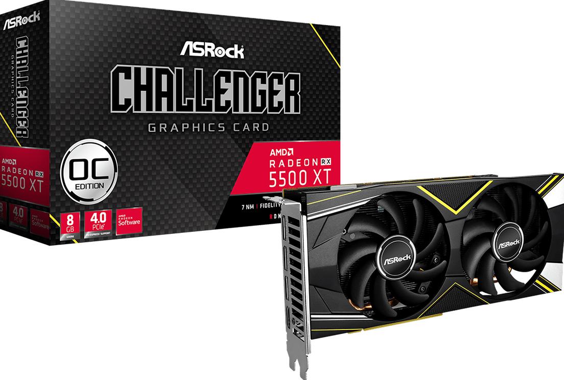 ASRock Challenger D RX 5500 XT OC 8 GB