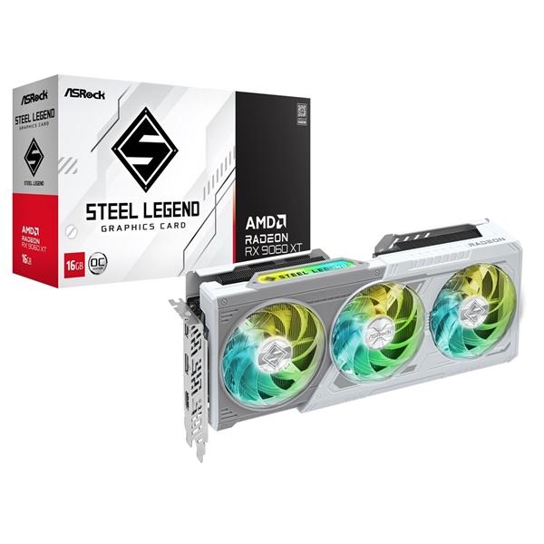 ASRock RX 9060 XT Steel Legend OC 16 GB