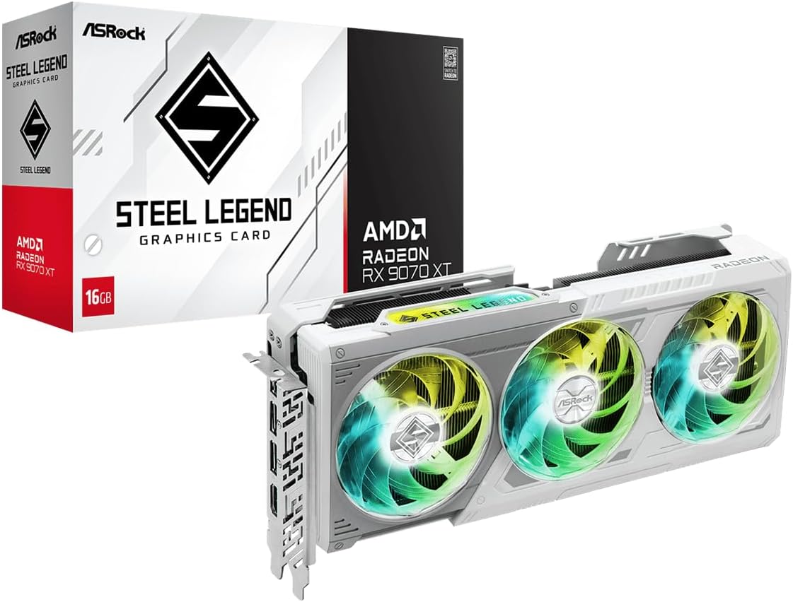 ASRock RX 9070 XT Steel Legend