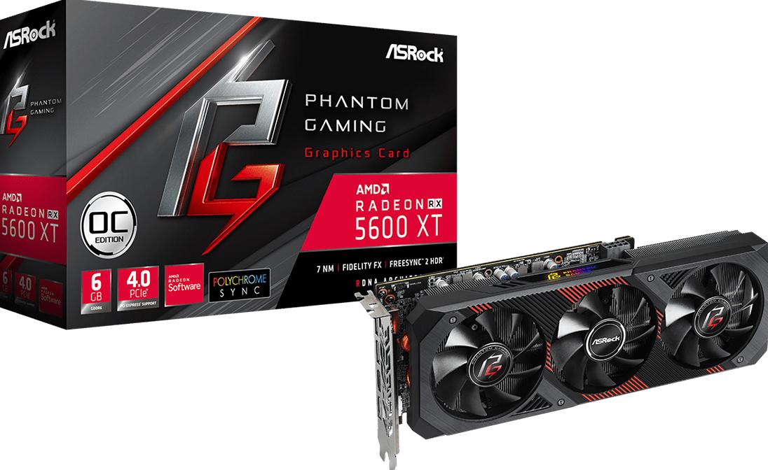 ASRock Radeon RX 5600 XT Phantom Gaming D OC