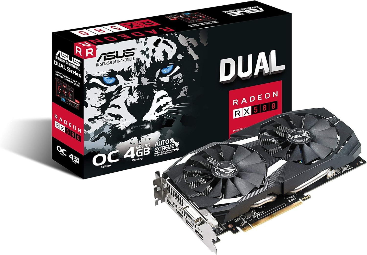 ASUS DUAL RX 580 OC 4 GB