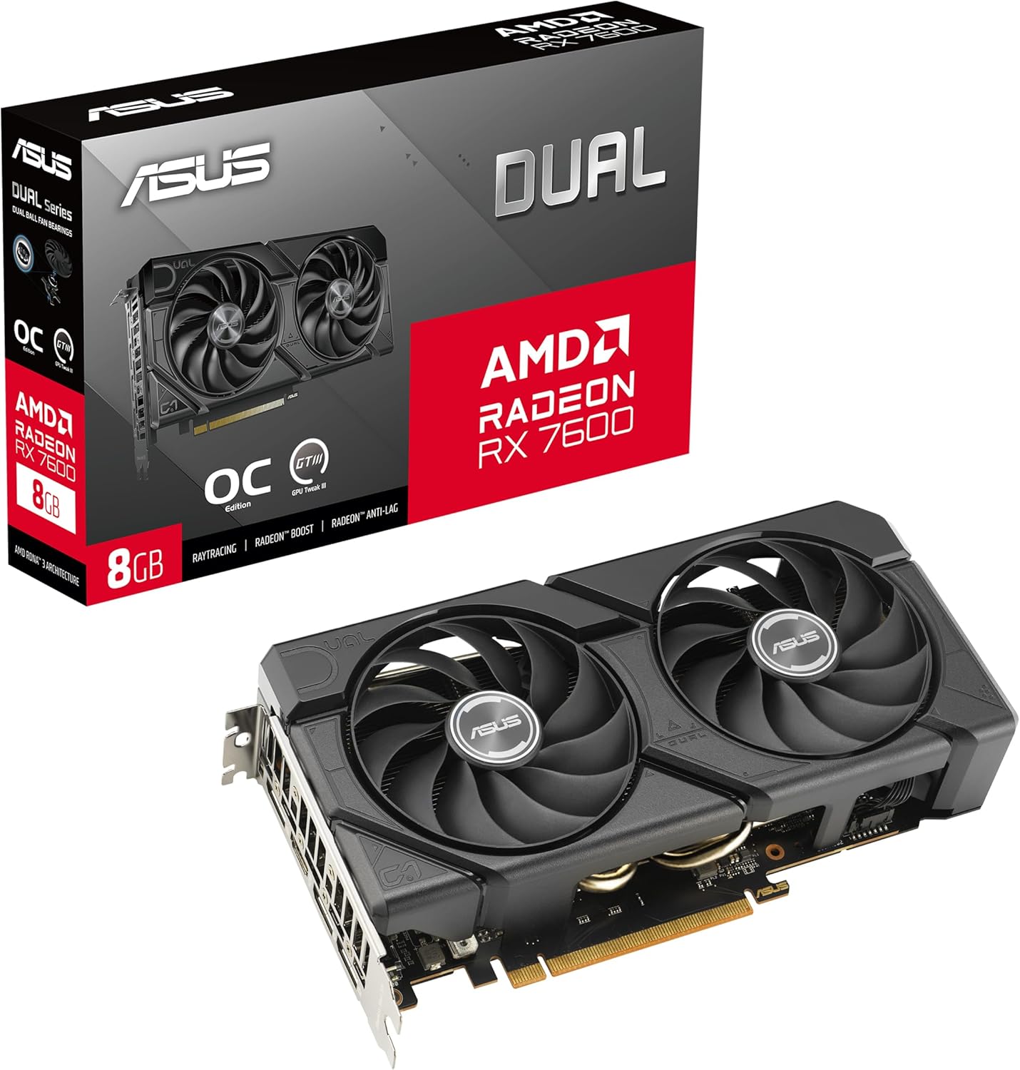 ASUS DUAL RX 7600 EVO OC