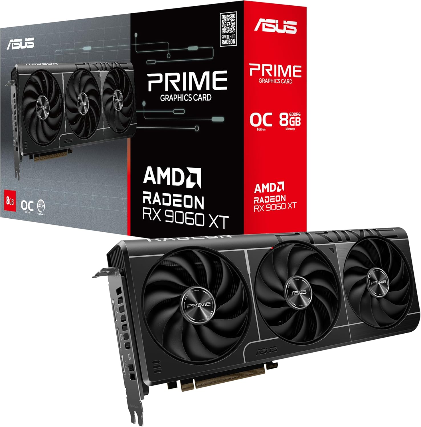ASUS Prime RX 9060 XT OC Edition 8 GB