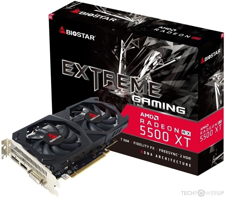 Biostar RX 5500 XT Extreme Gaming