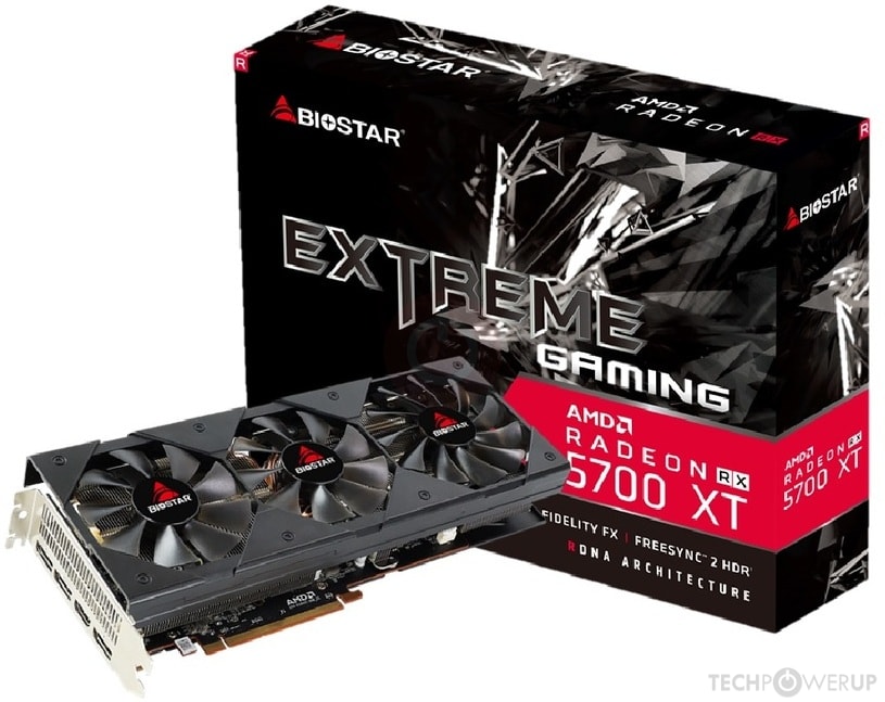 Biostar RX 5700 XT Extreme Gaming