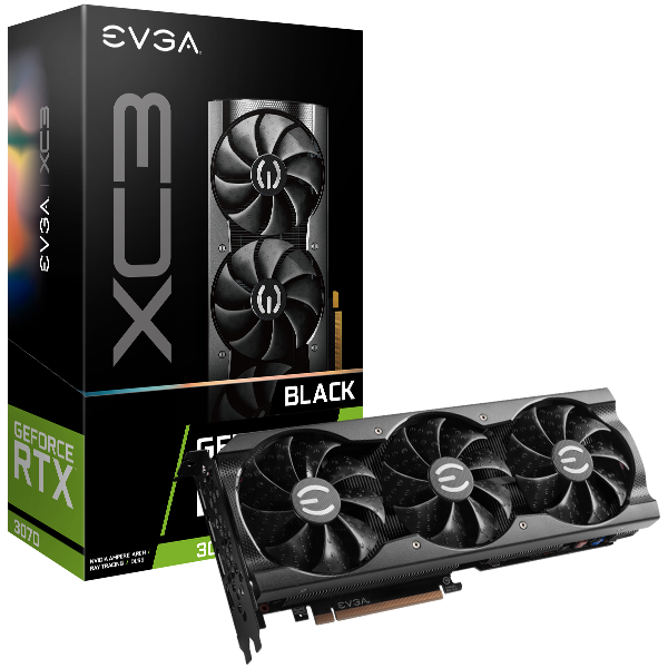 EVGA GeForce RTX 3070 XC3 BLACK GAMING