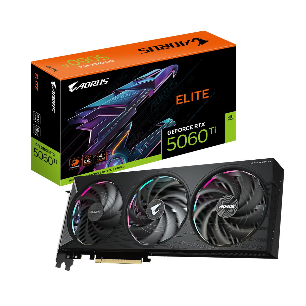 Gigabyte GeForce RTX 5060 Ti AORUS ELITE