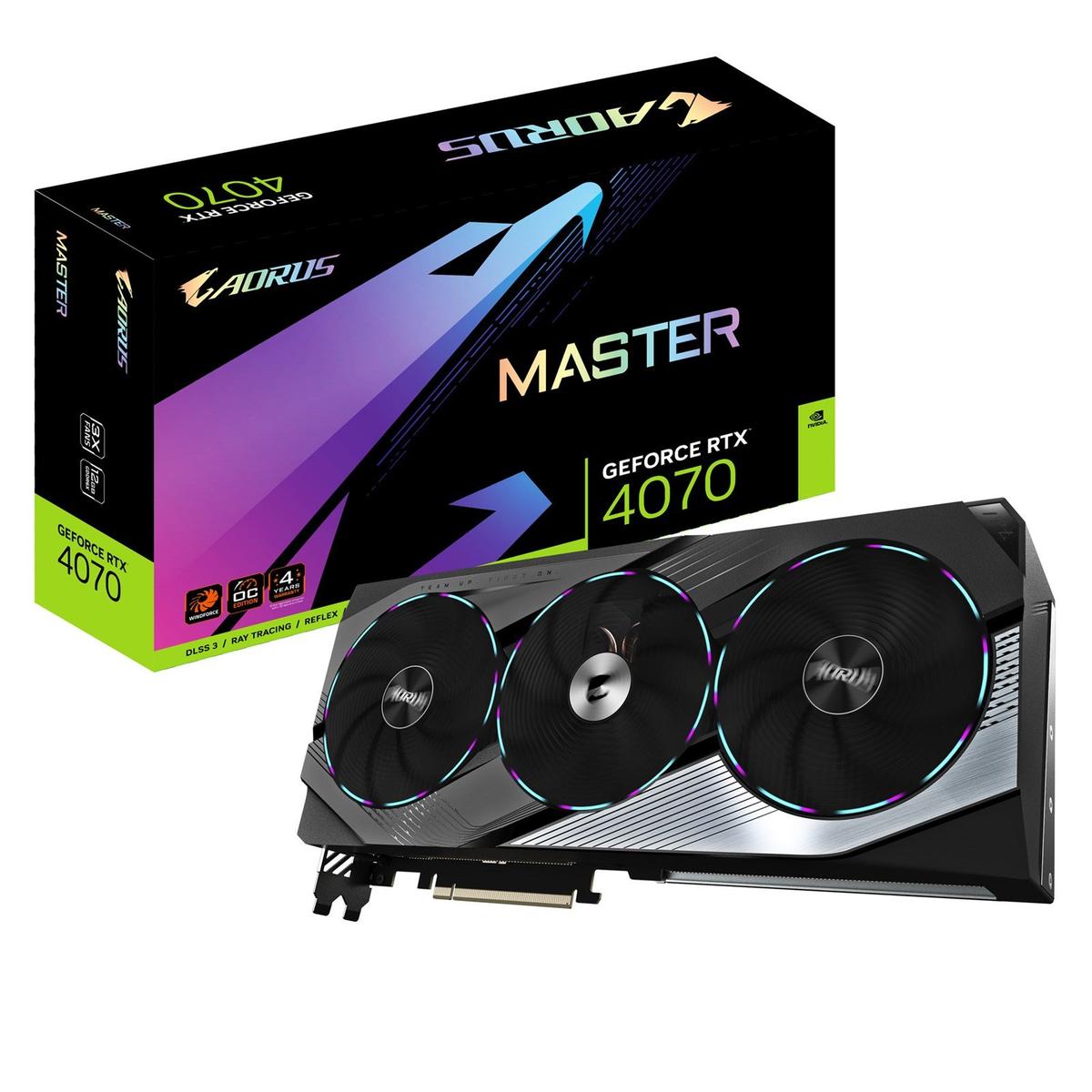 Gigabyte GeForce RTX 4070 AORUS MASTER