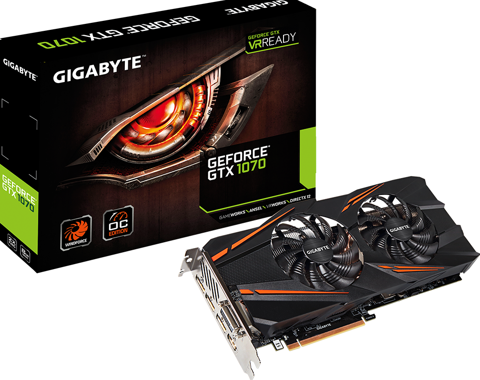 Gigabyte GeForce GTX 1070 WINDFORCE OC
