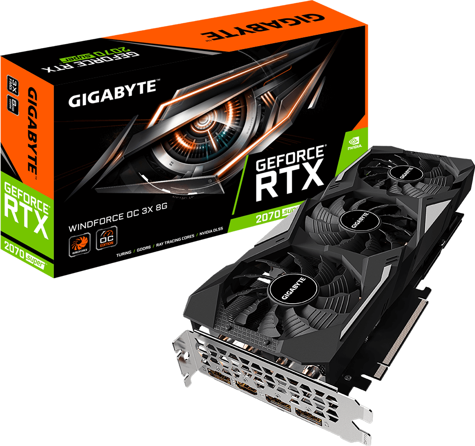Gigabyte GeForce RTX 2070 SUPER WINDFORCE OC 3X