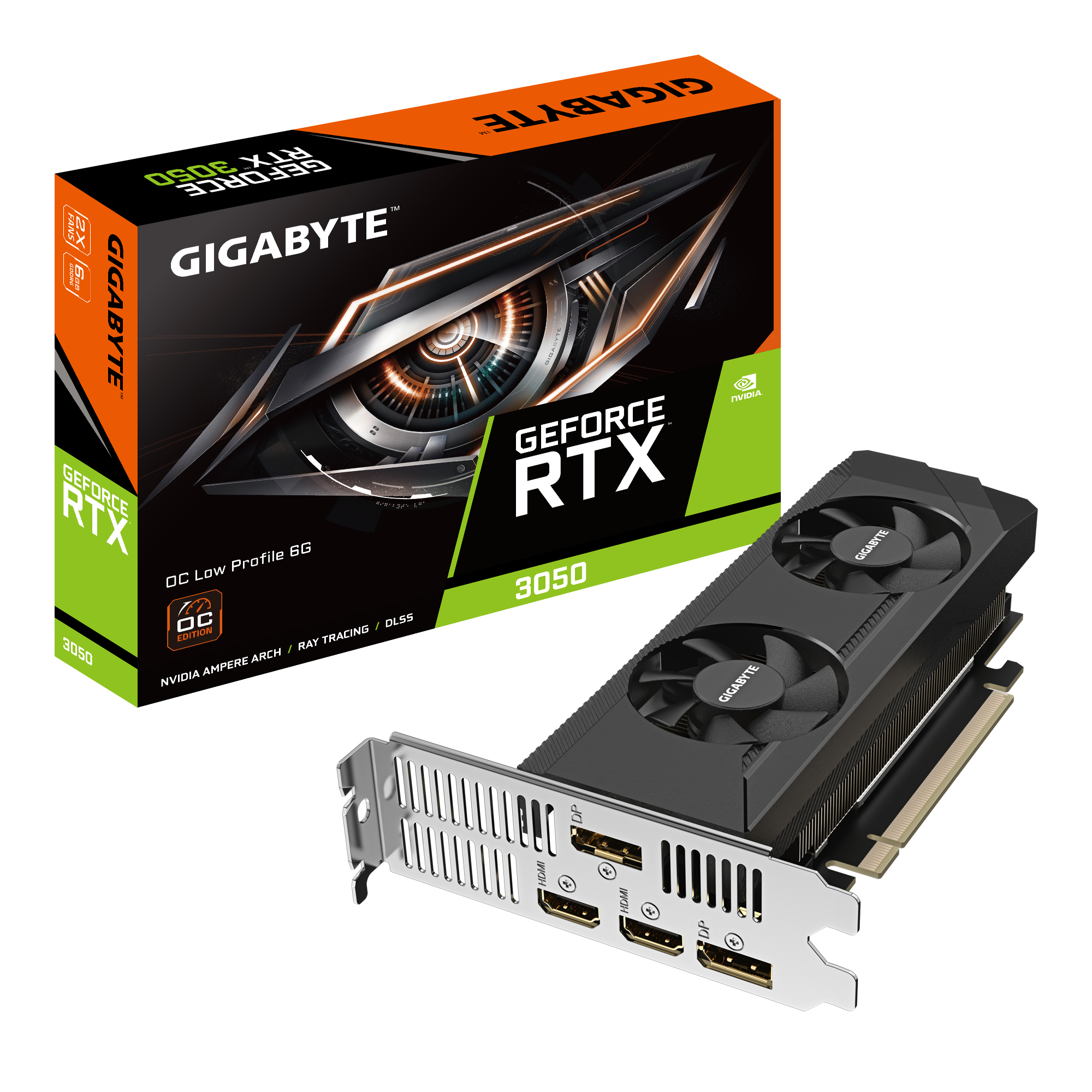 Gigabyte GeForce RTX 3050 6GB OC Low Profile