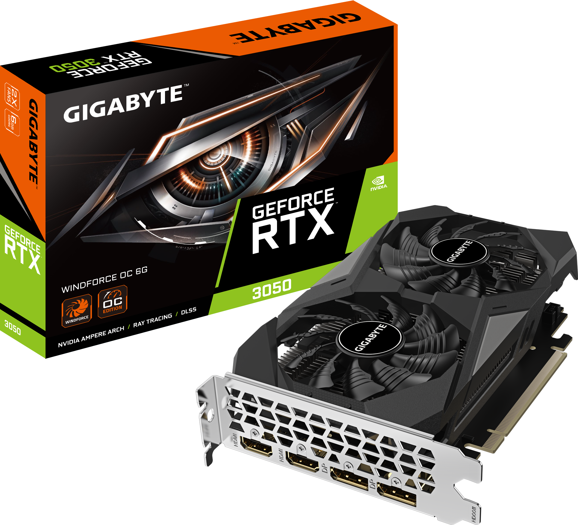 Gigabyte GeForce RTX 3050 6GB WINDFORCE OC