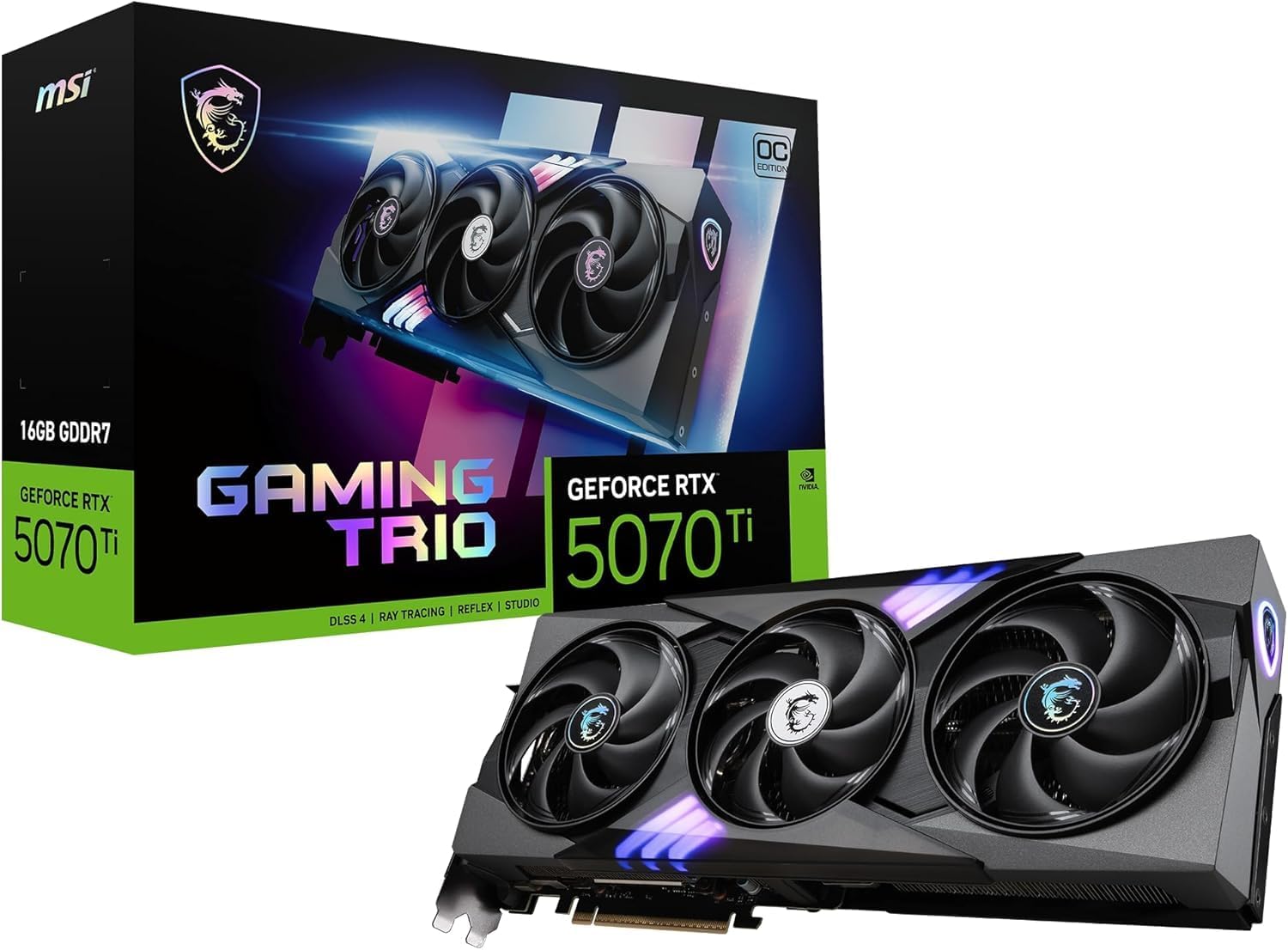 MSI GeForce RTX 5070 Ti GAMING TRIO
