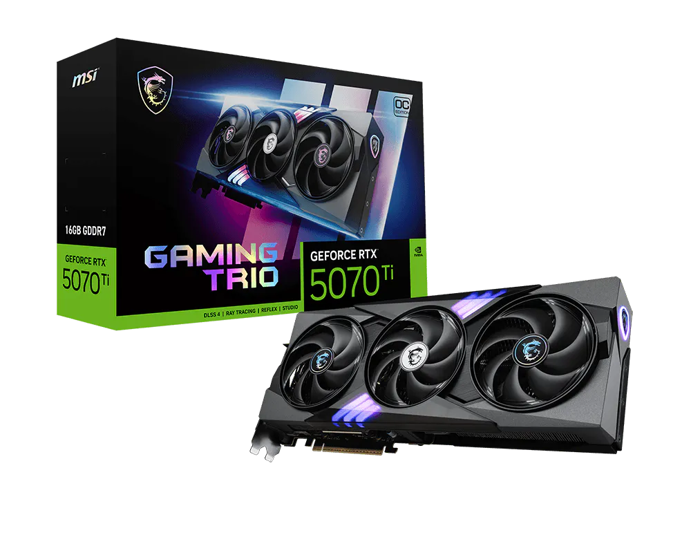 MSI GeForce RTX 5070 Ti GAMING TRIO OC