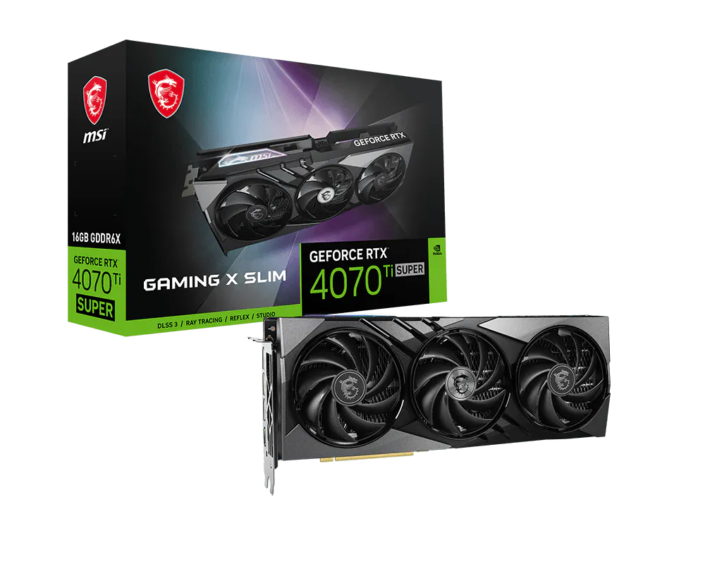 MSI GeForce RTX 4070 Ti SUPER GAMING X SLIM