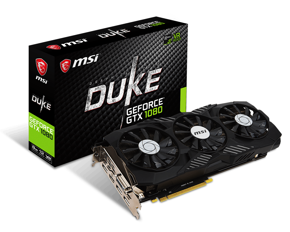 MSI GeForce GTX 1080 DUKE OC
