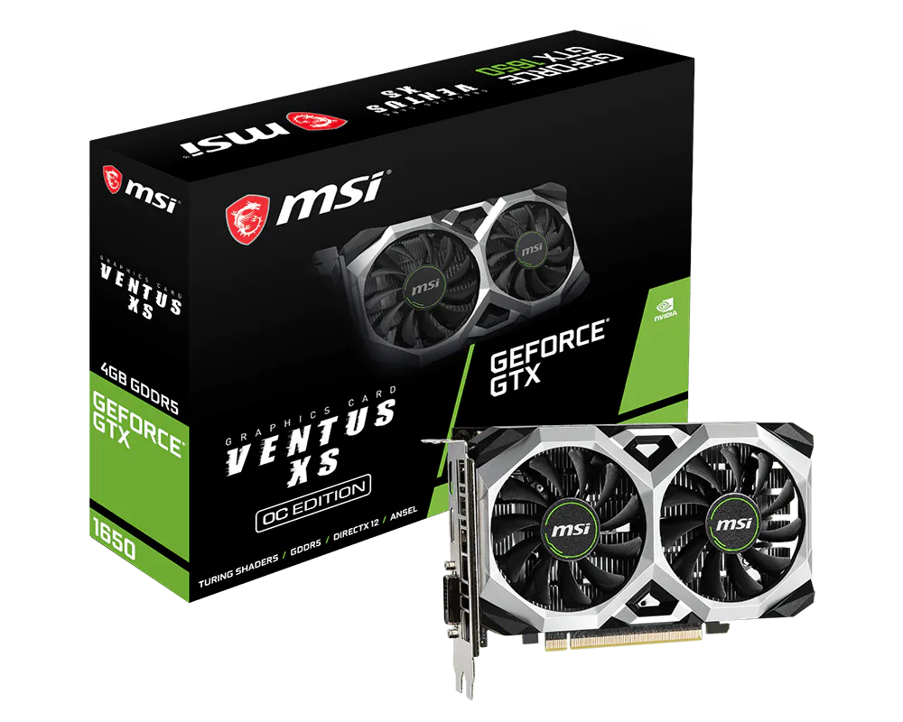 MSI GeForce GTX 1650 G5 VENTUS XS OC