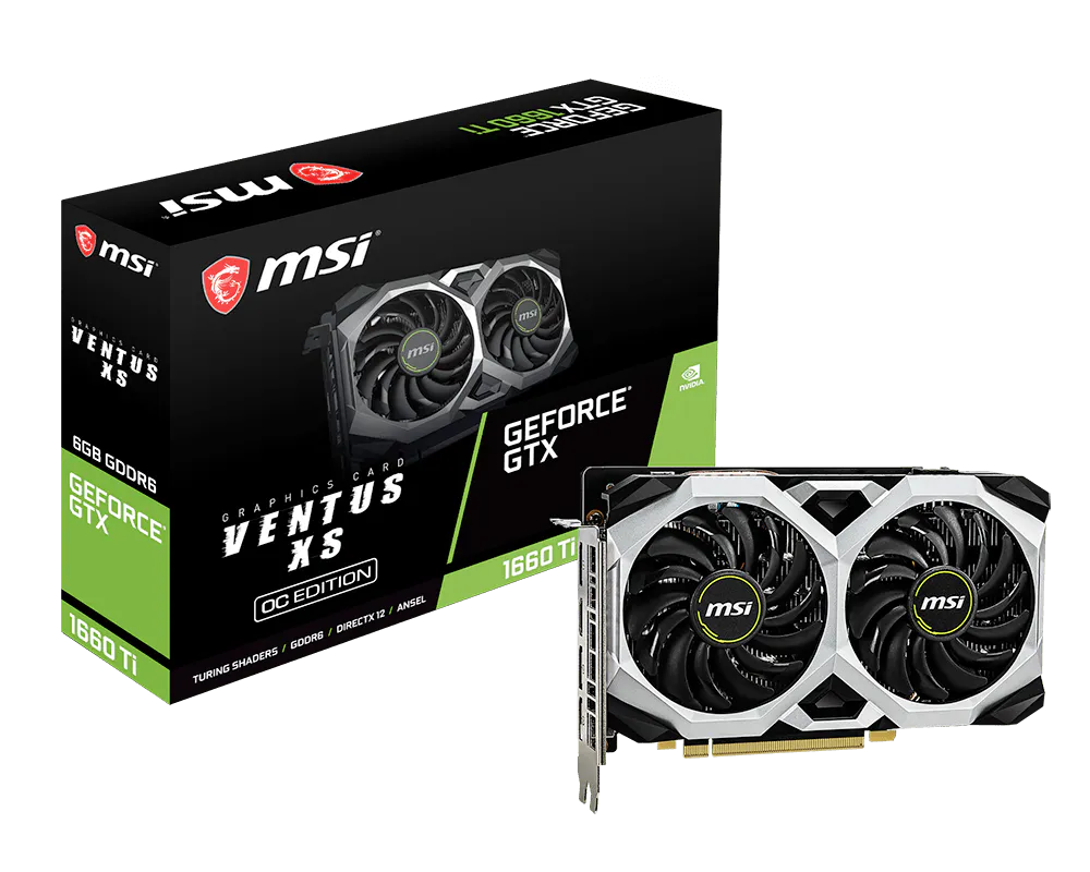 MSI GeForce GTX 1660 Ti VENTUS XS OC