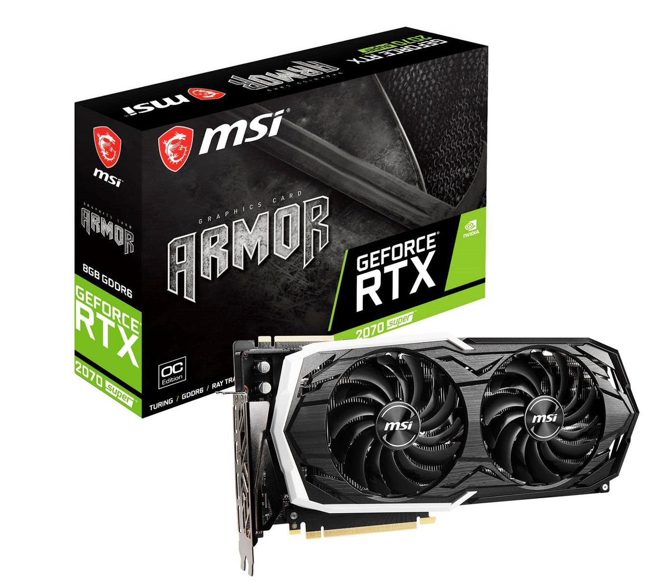 MSI GeForce RTX 2070 SUPER ARMOR OC