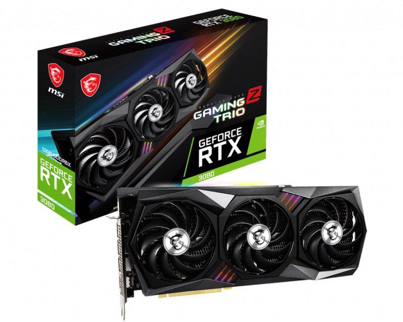 MSI GeForce RTX 3080 12GB LHR GAMING Z TRIO