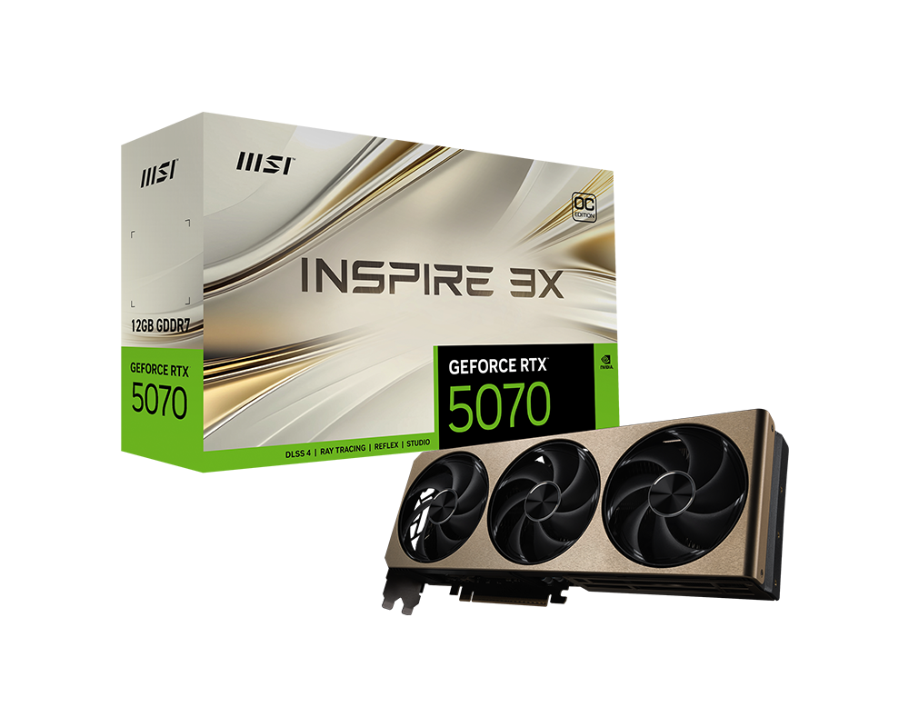 MSI GeForce RTX 5070 INSPIRE 3X OC