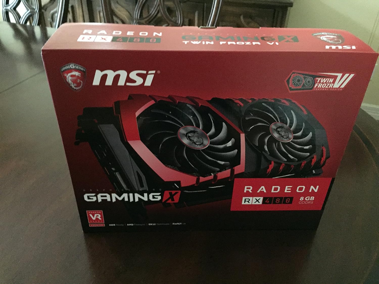 MSI RX 480 ARMOR OC 4 GB