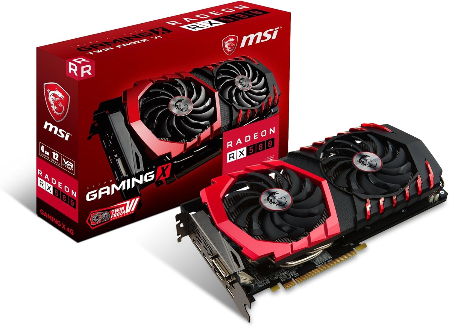 MSI RX 580 GAMING X 4 GB