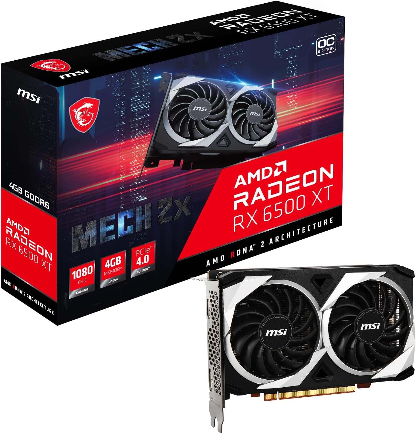 MSI RX 6500 XT MECH 2X OC
