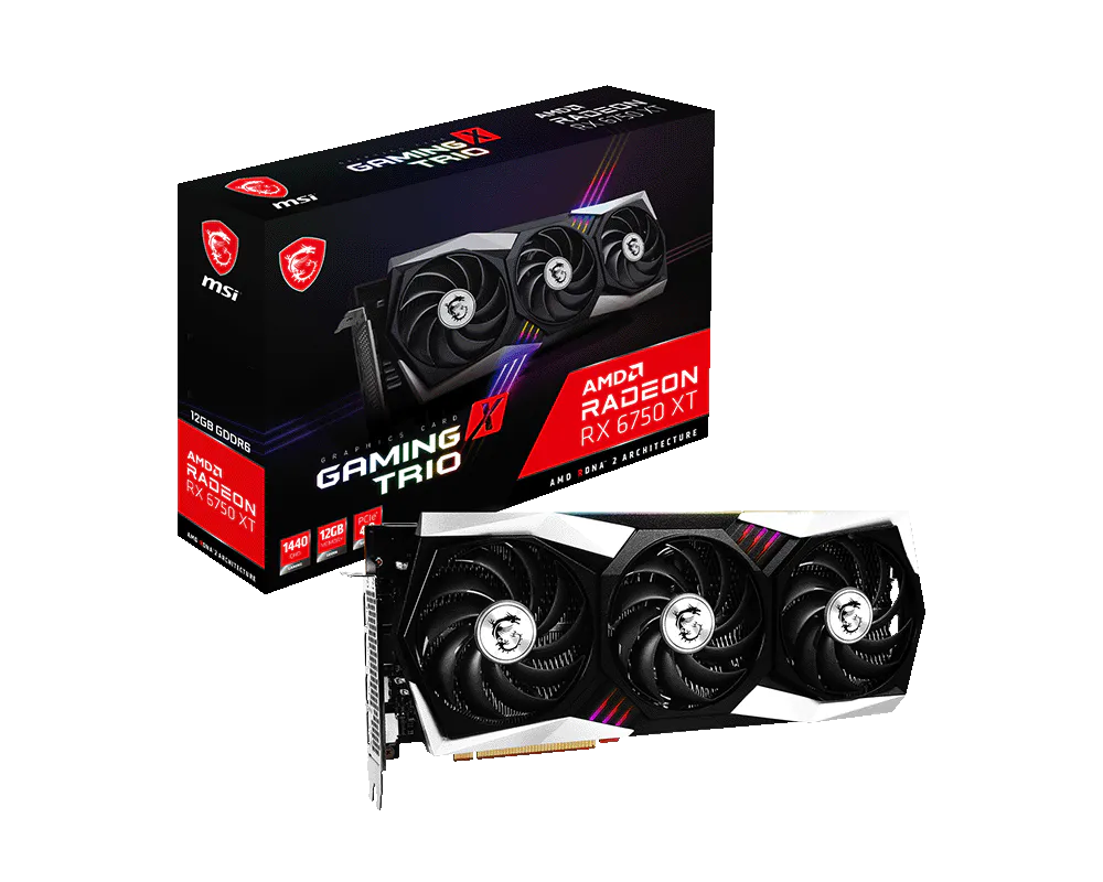 MSI Radeon RX 6750 XT GAMING X TRIO