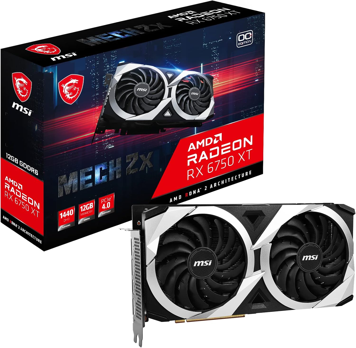MSI RX 6750 XT MECH 2X OC