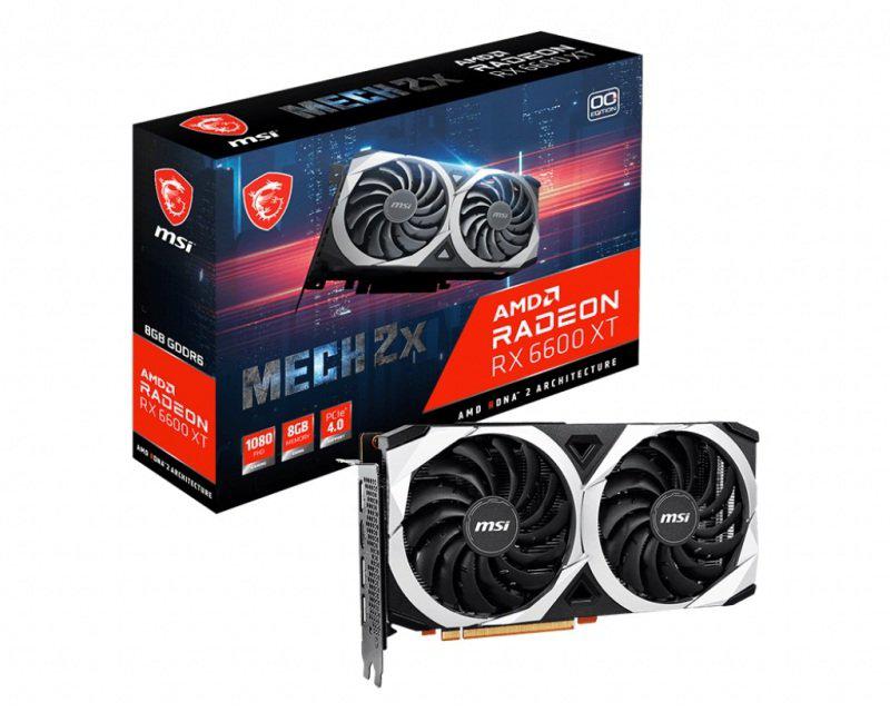 MSI Radeon RX 6600 XT RX 6600 XT MECH 2X 8G OC