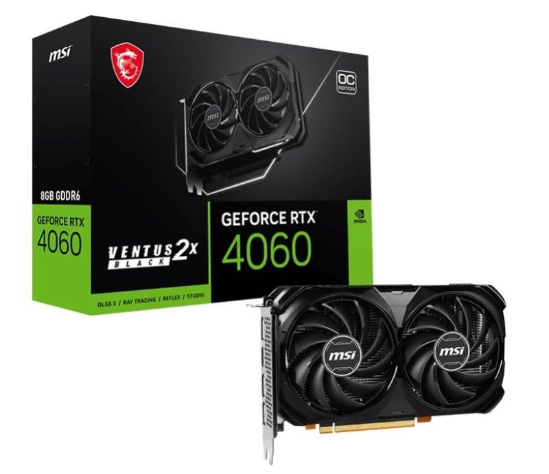 MSI GeForce RTX 4060 VENTUS 2X BLACK OC