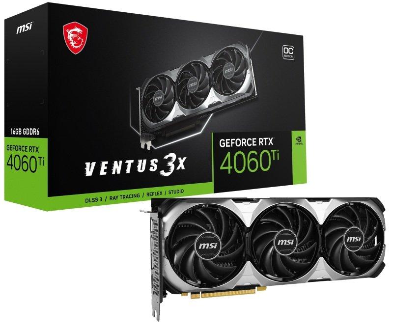 MSI GeForce RTX 4060 Ti VENTUS 3X OC