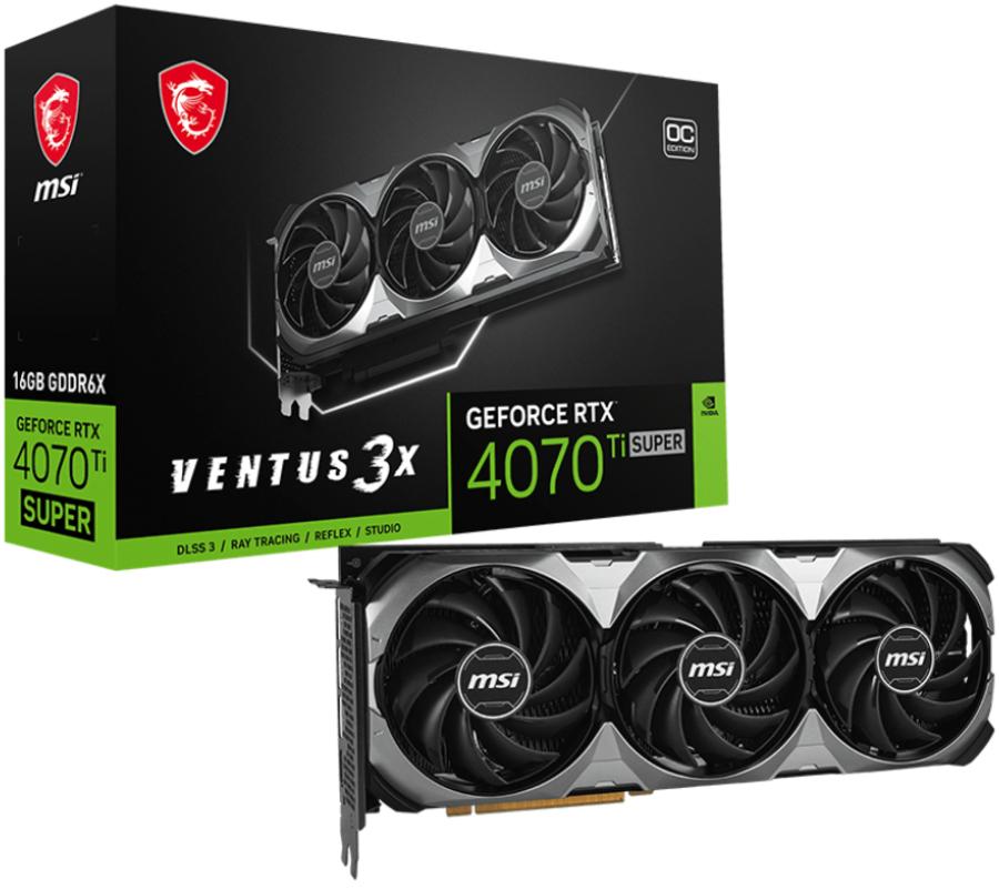 MSI GeForce RTX 4070 Ti SUPER VENTUS 3X OC