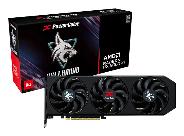 PowerColor Radeon RX 9060 XT Hellhound OC