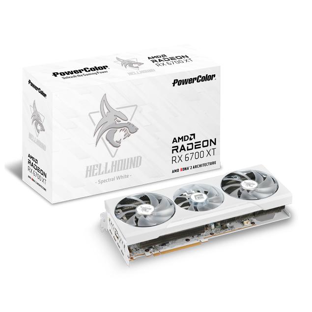 PowerColor Hellhound RX 6700 XT Spectral White