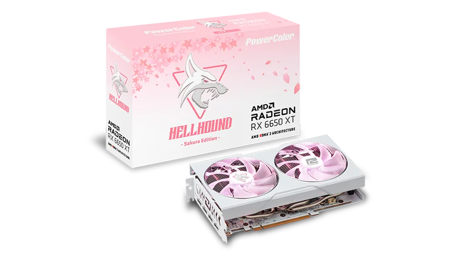 PowerColor Hellhound Sakura RX 6650 XT