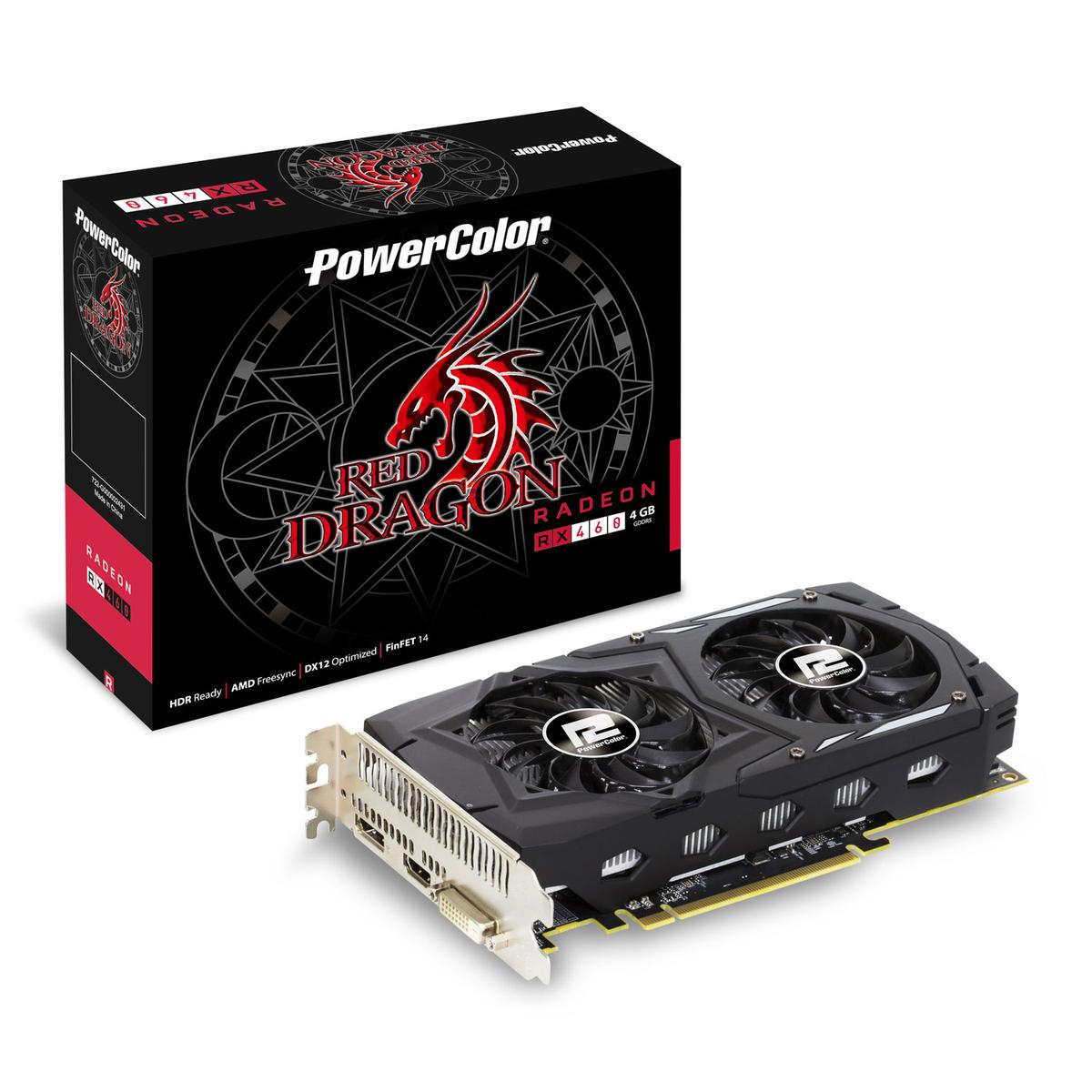 PowerColor Red Dragon RX 460 4 GB