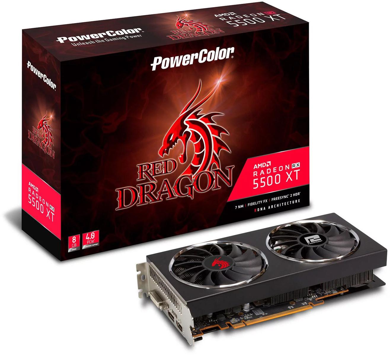 PowerColor Red Dragon RX 5500 XT OC