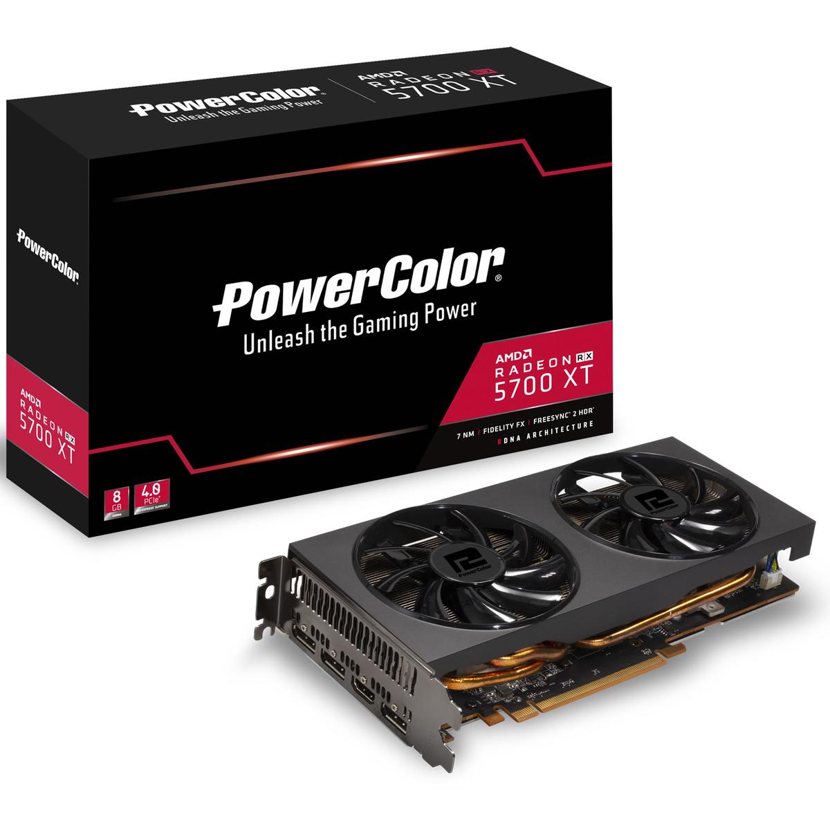 PowerColor Radeon RX 5700 XT AXRX 5700XT 8GBD6-3DH