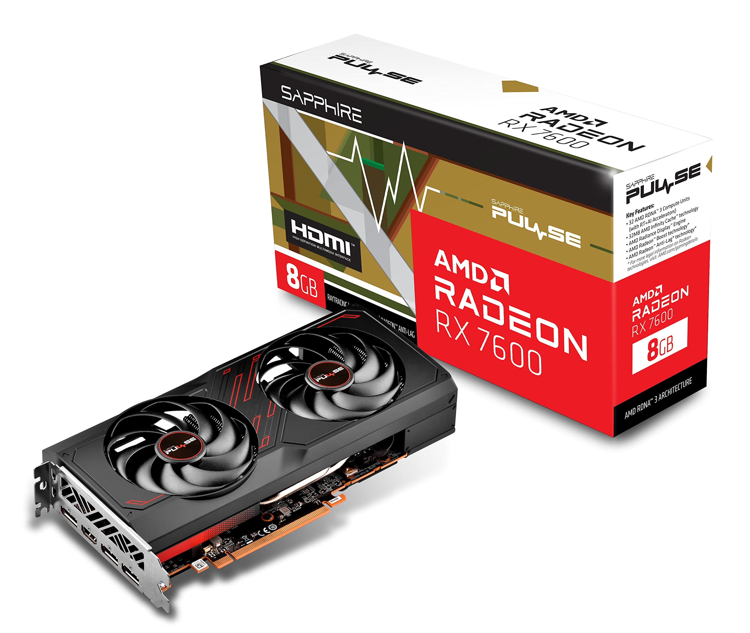 SAPPHIRE Radeon RX 7600 PULSE