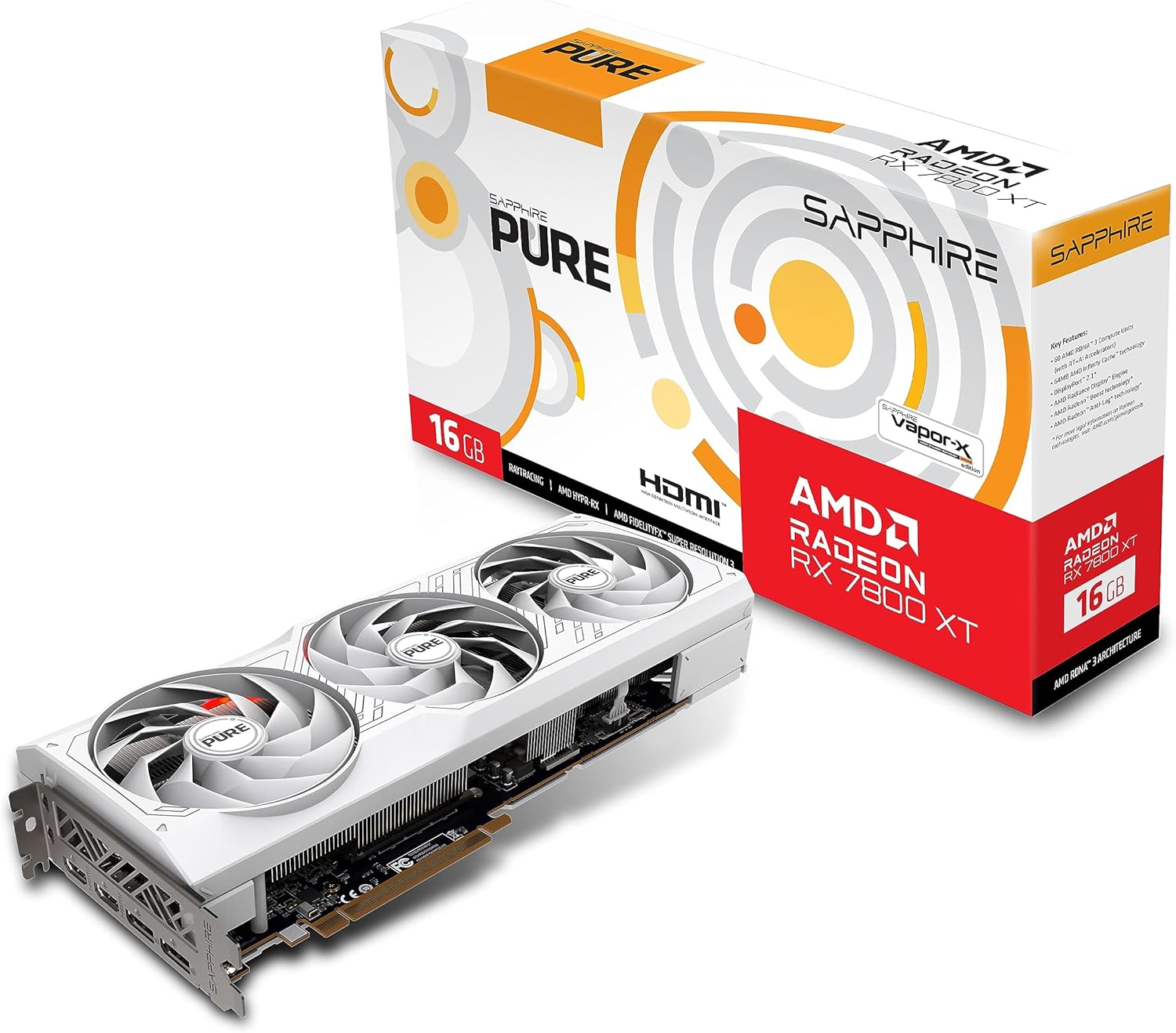 SAPPHIRE PURE RX 7800 XT