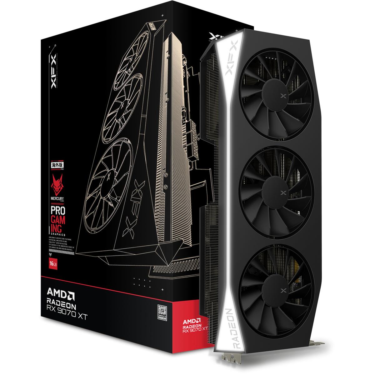 XFX Radeon RX 9070 XT Mercury