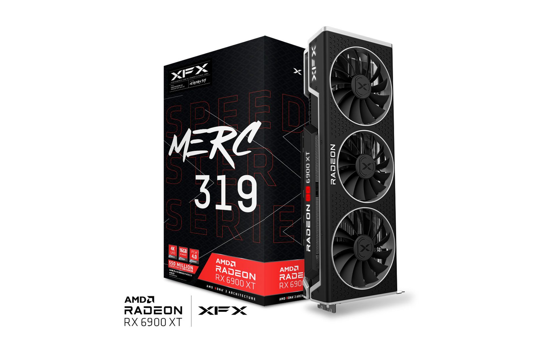 XFX Radeon RX 6900 XT Speedster MERC 319 Black