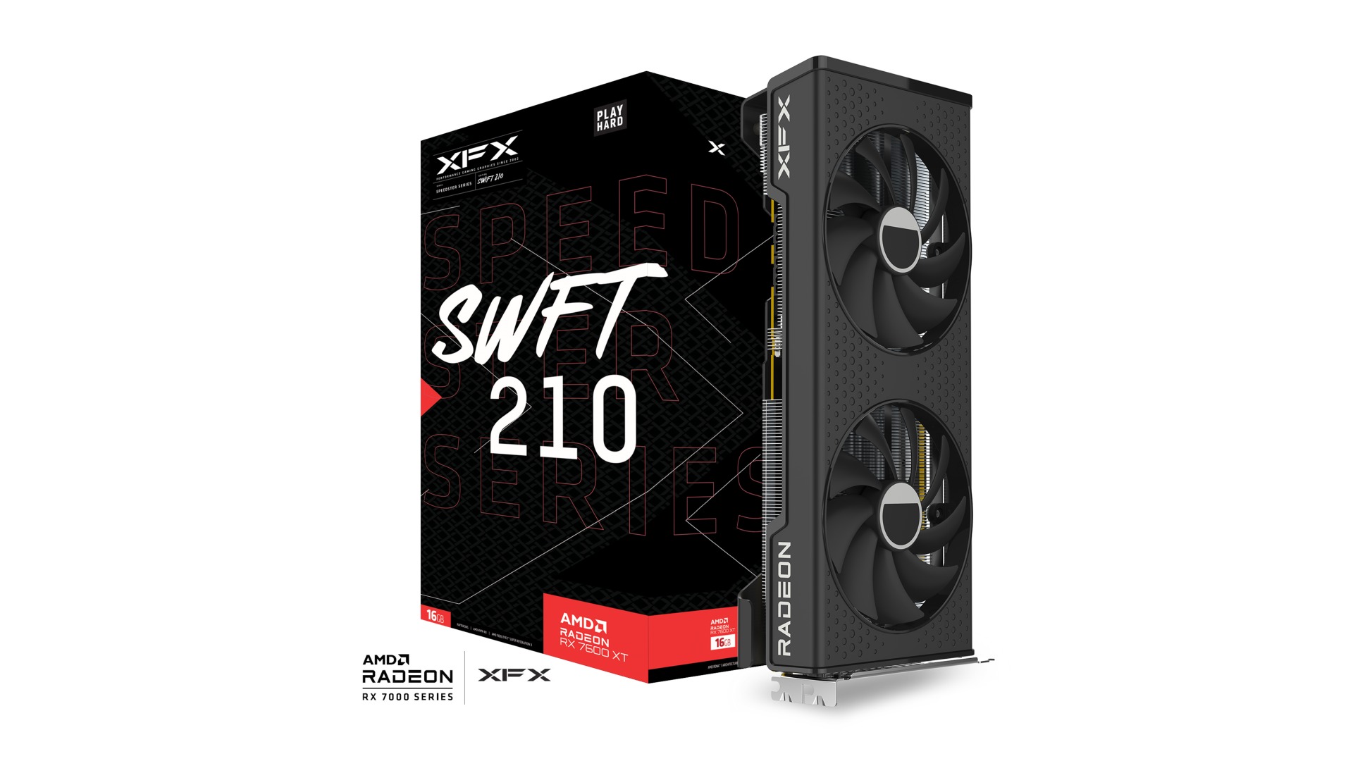 XFX Radeon RX 7600 XT Speedster SWFT 210