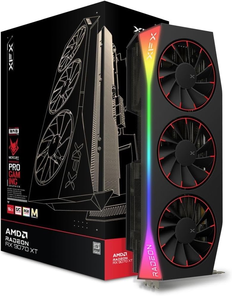 XFX Mercury RX 9070 XT OC Magnetic Air Edition