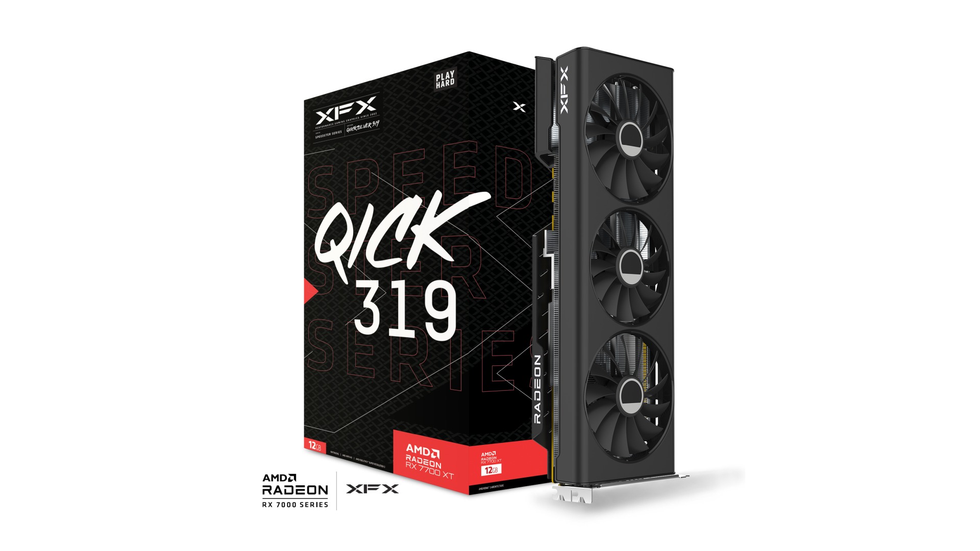 XFX QICK 319 RX 7700 XT Black Edition